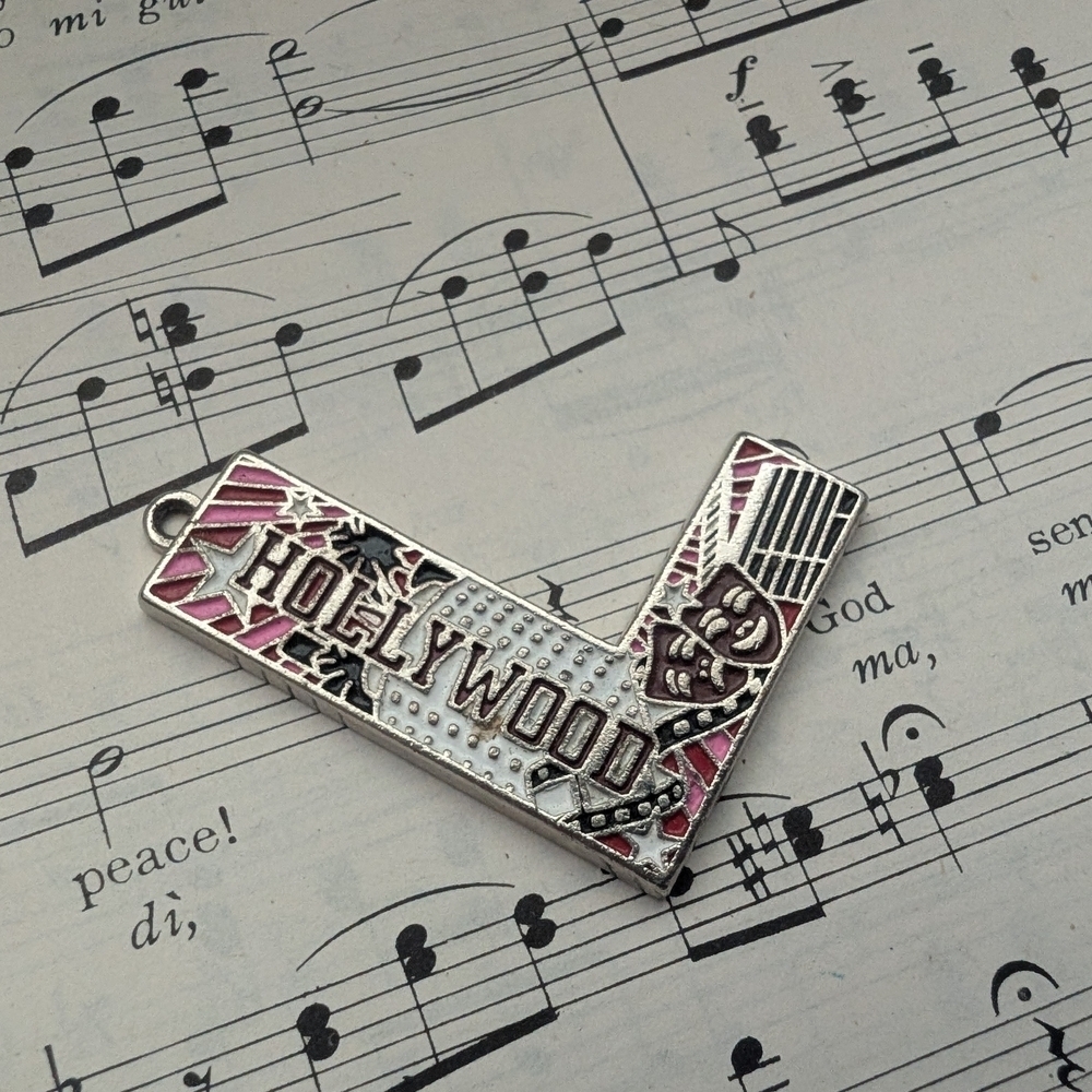 Hollywood Themed Pendant Charm L